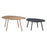 Zuo Modern Castelo Coffee Table, Set of 2, Brass/Black