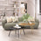 Zuo Modern Castelo Coffee Table, Set of 2, Brass/Black