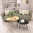 Zuo Modern Castelo Coffee Table, Set of 2, Brass/Black