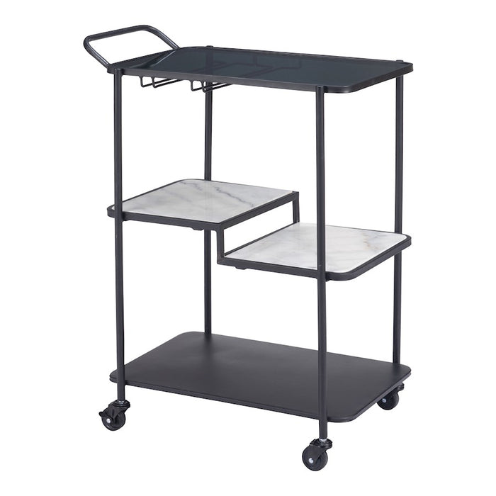 Zuo Modern Constanza Bar Cart, Black