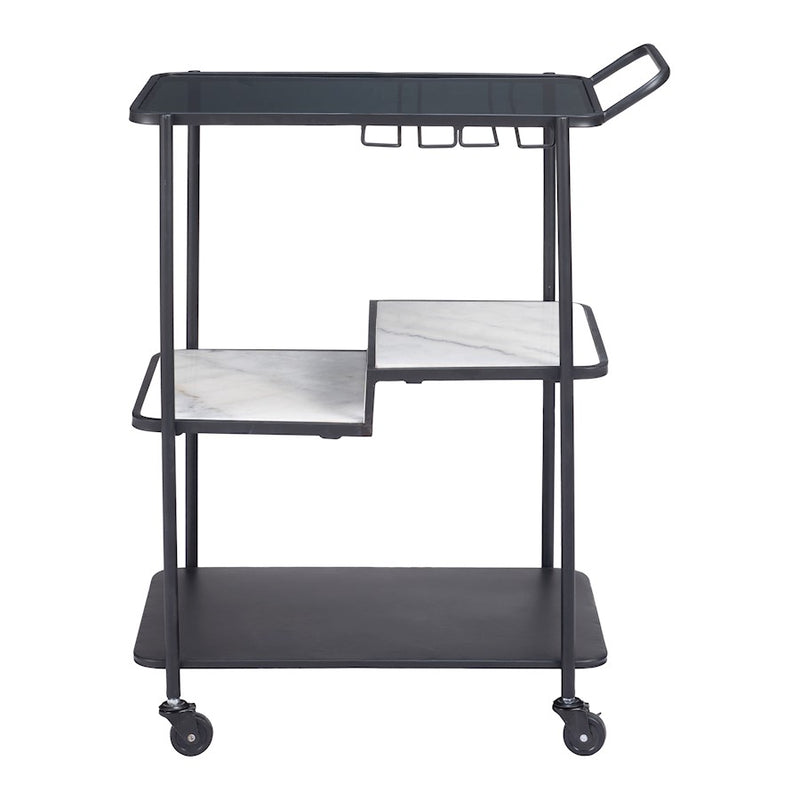 Zuo Modern Constanza Bar Cart, Black