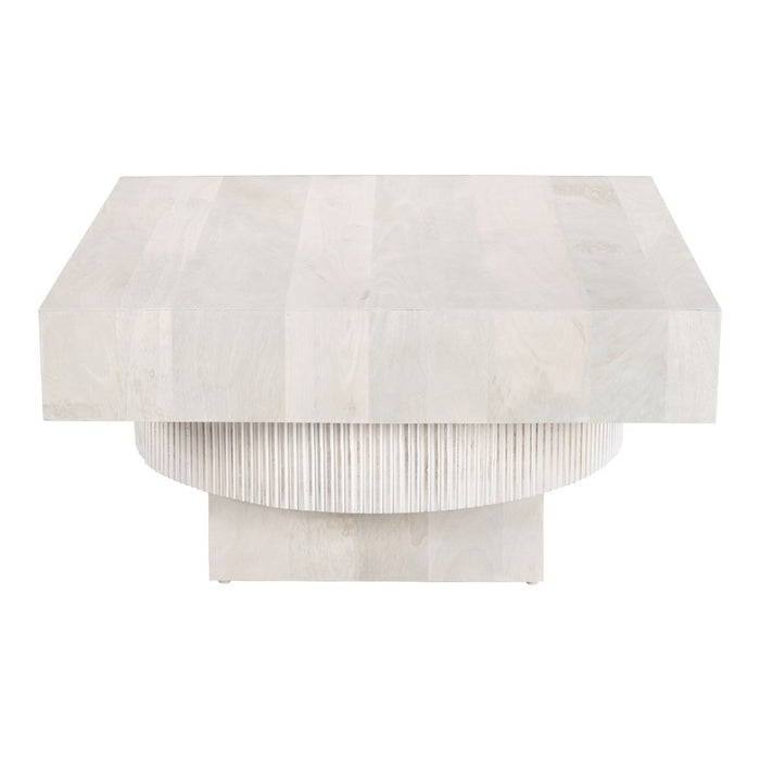 Zuo Modern Trani Coffee Table, Whitewashed
