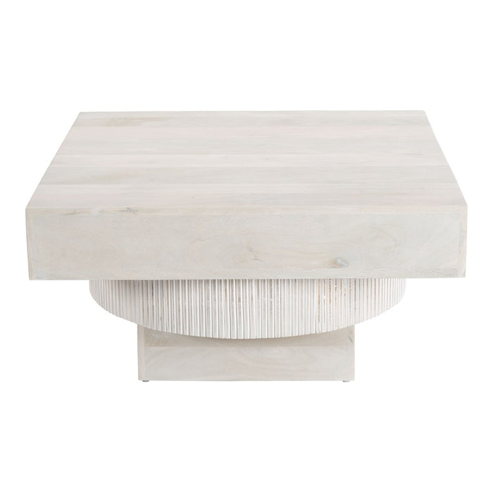 Zuo Modern Trani Coffee Table, Whitewashed