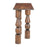 Zuo Modern Split Console Table, Brown
