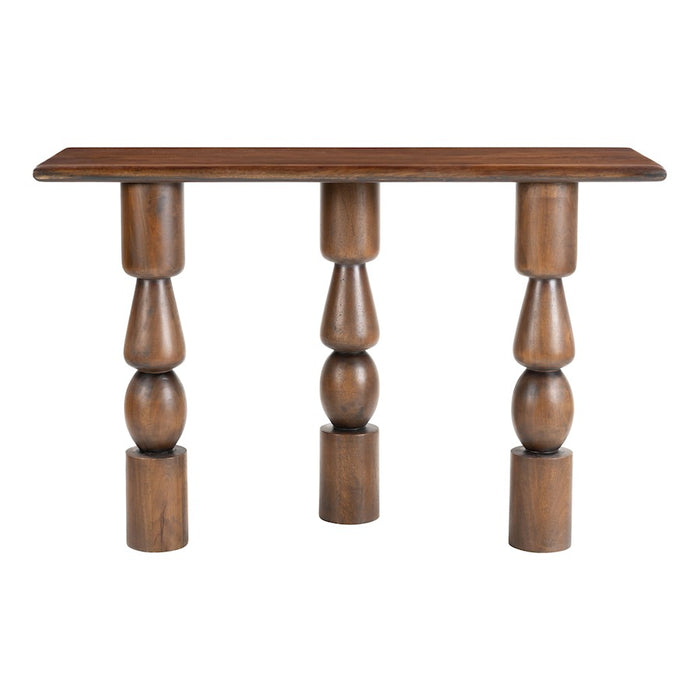 Zuo Modern Split Console Table, Brown