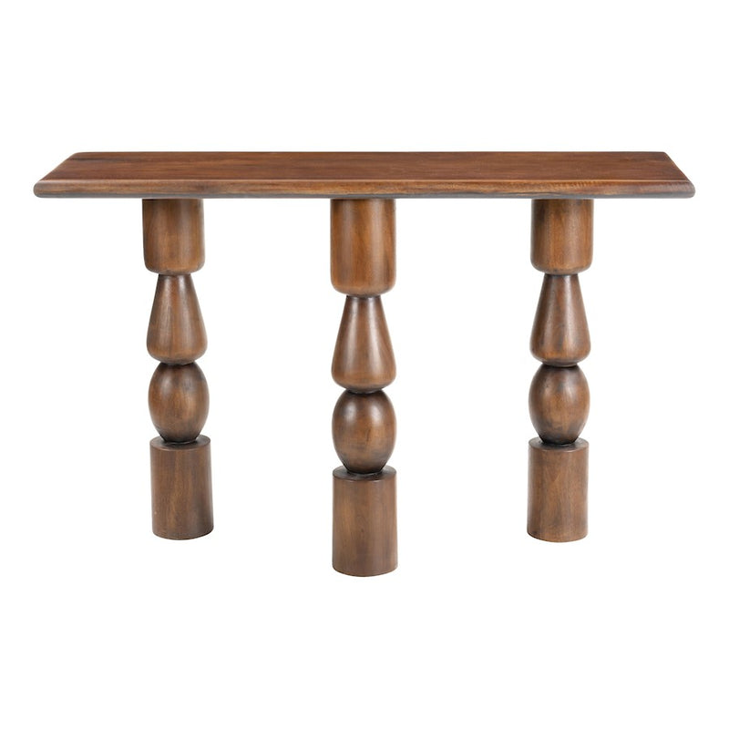 Zuo Modern Split Console Table, Brown