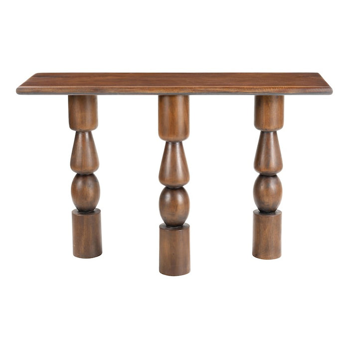 Zuo Modern Split Console Table, Brown