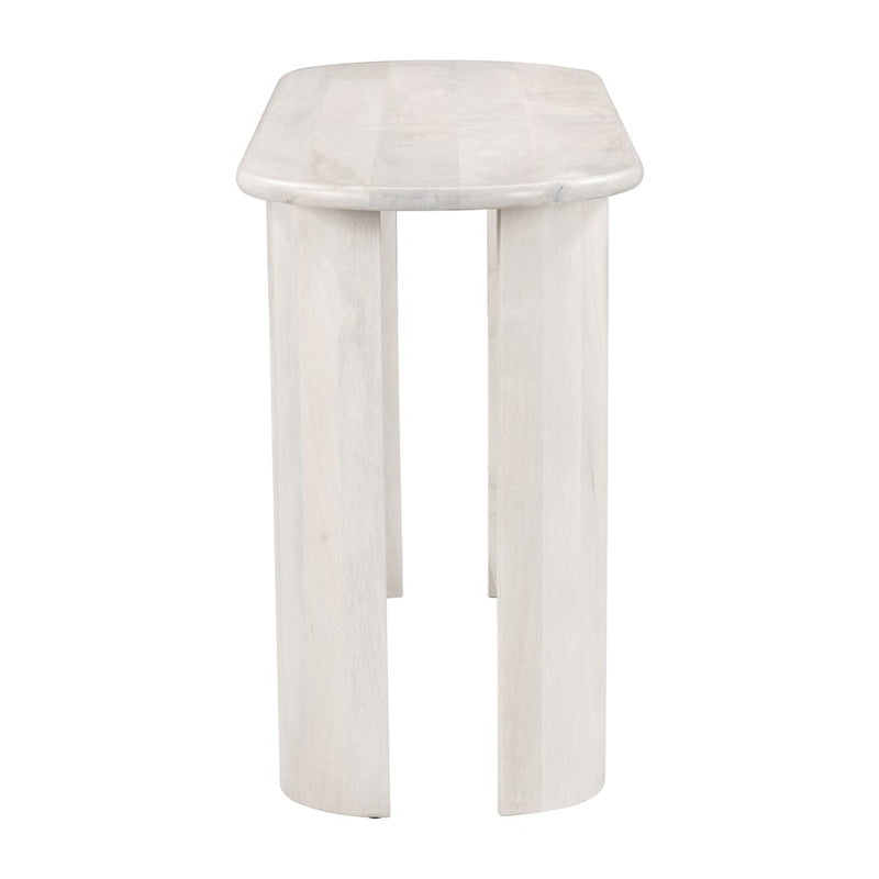 Zuo Modern Risan Console Table, Whitewashed