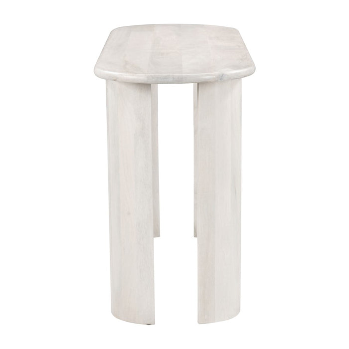 Zuo Modern Risan Console Table, Whitewashed