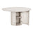 Zuo Modern Izola Dining Table, Whitewashed