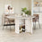 Zuo Modern Izola Dining Table, Whitewashed