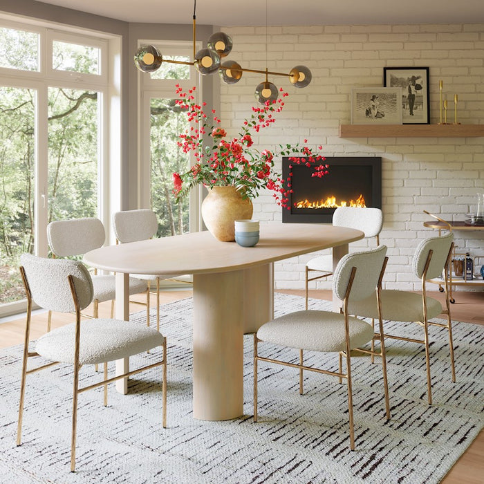 Zuo Modern Risan Dining Table, Natural