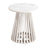 Zuo Modern Mazara Side Table, White/Whitewashed