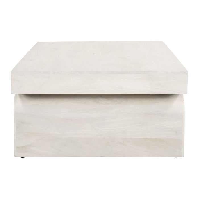 Zuo Modern Kiel Coffee Table, Whitewashed