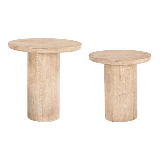 Zuo Modern Fenith Accent Table, Set of 2, Natural