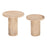 Zuo Modern Fenith Accent Table, Set of 2, Natural