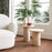 Zuo Modern Fenith Accent Table, Set of 2, Natural