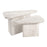 Zuo Modern Navidic Coffee Table, Set of 2, Whitewashed