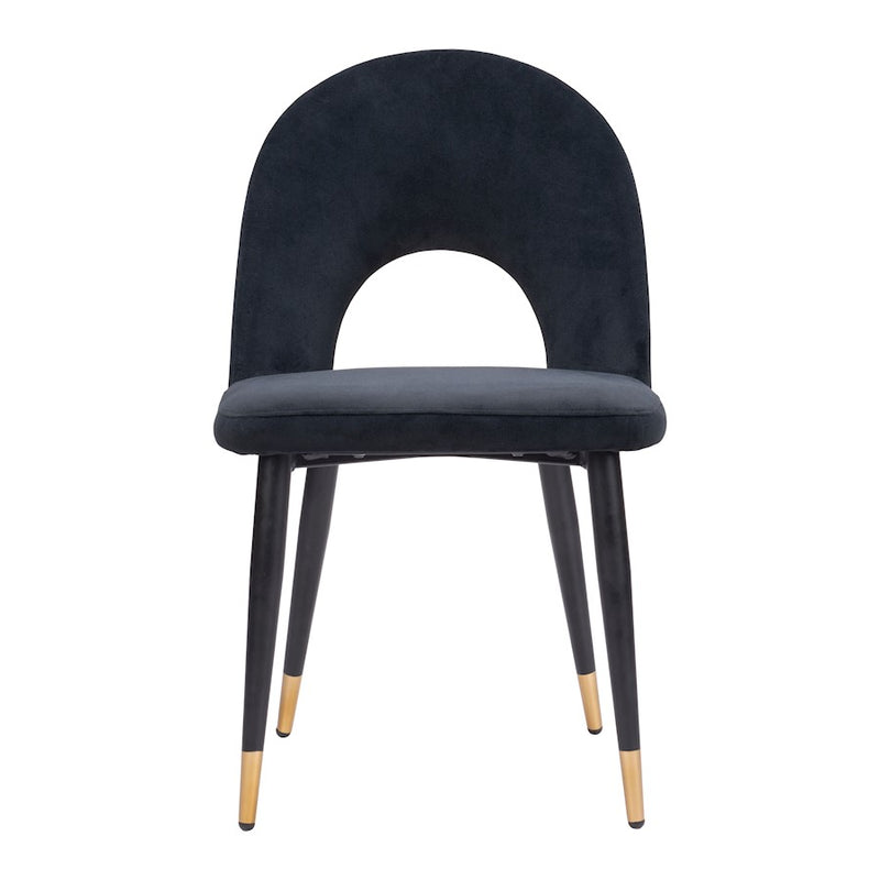 Zuo Modern Menlo Dining Chair Set of 2, Black