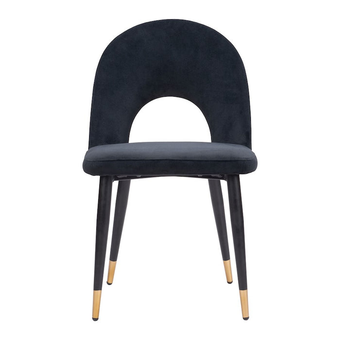 Zuo Modern Menlo Dining Chair Set of 2, Black