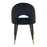 Zuo Modern Menlo Dining Chair Set of 2, Black