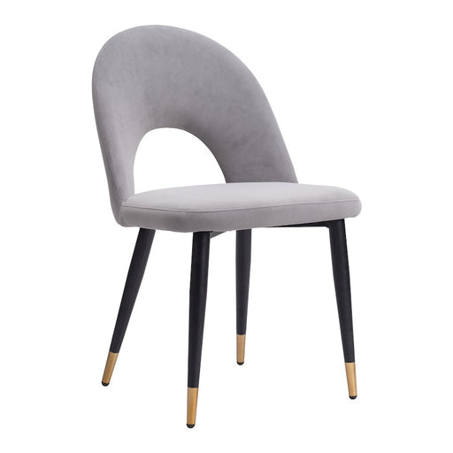 Zuo Modern Menlo Dining Chair Set of 2, Gray