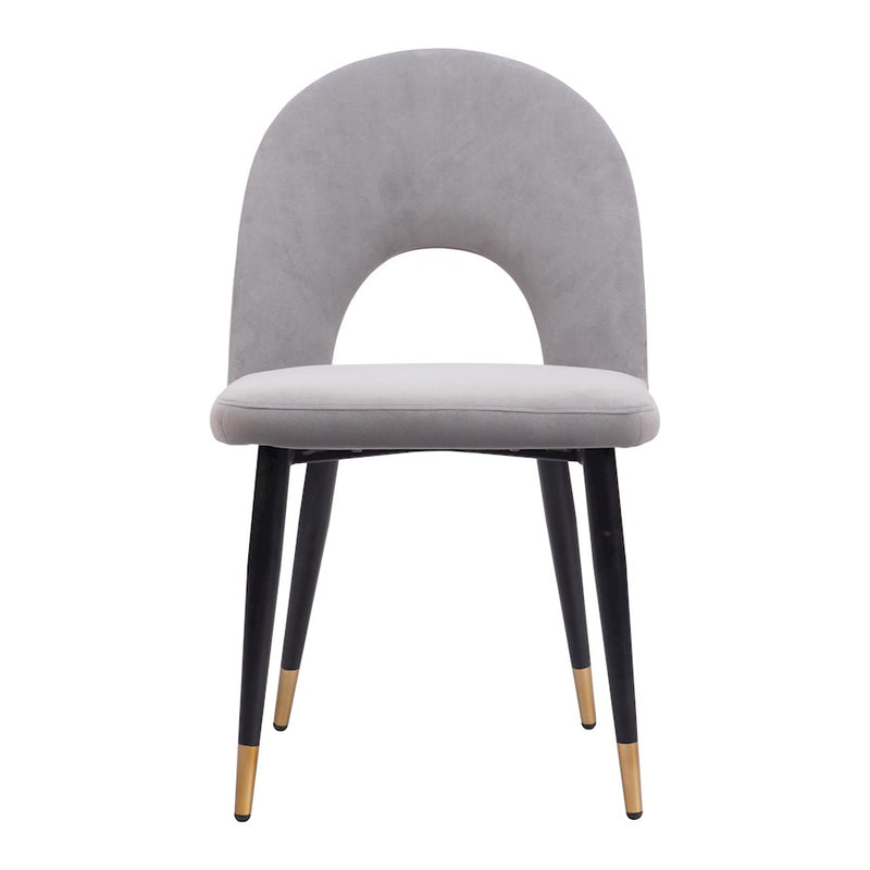 Zuo Modern Menlo Dining Chair Set of 2, Gray
