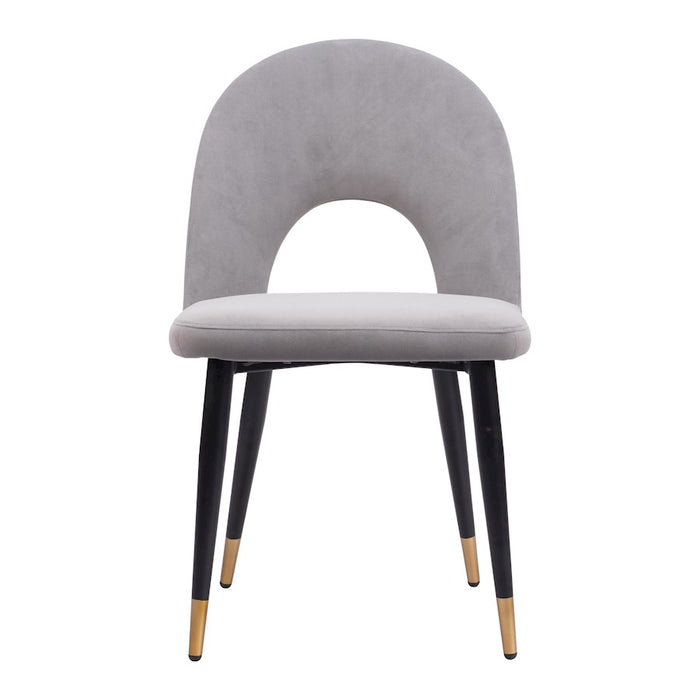 Zuo Modern Menlo Dining Chair Set of 2, Gray