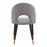 Zuo Modern Menlo Dining Chair Set of 2, Gray