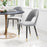 Zuo Modern Menlo Dining Chair Set of 2, Gray