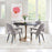 Zuo Modern Menlo Dining Chair Set of 2, Gray