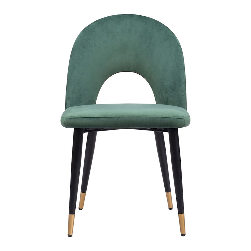 Zuo Modern Menlo Dining Chair Set of 2, Green