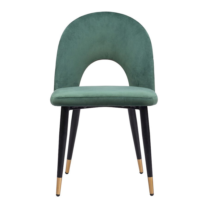 Zuo Modern Menlo Dining Chair Set of 2, Green