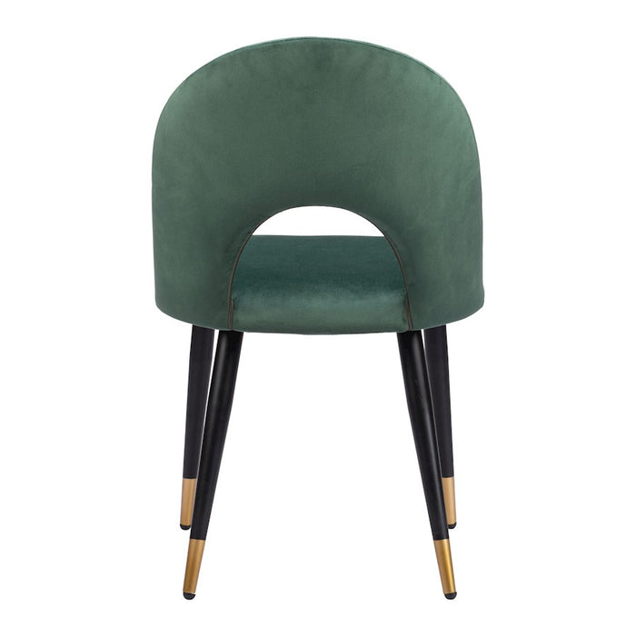Zuo Modern Menlo Dining Chair Set of 2, Green