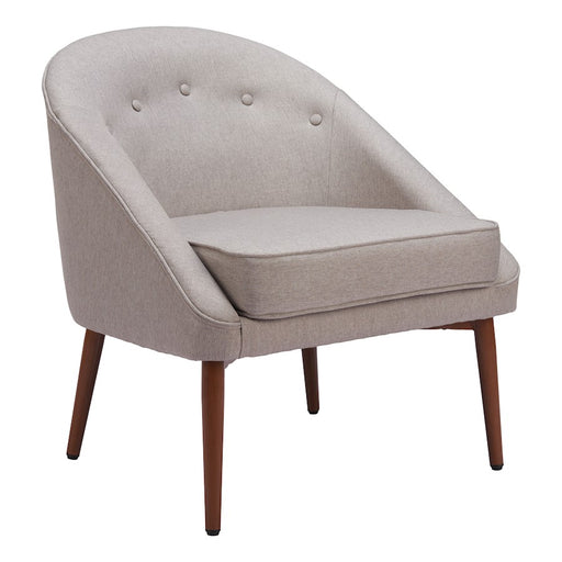 Zuo Modern Carter Accent Chair, Gray
