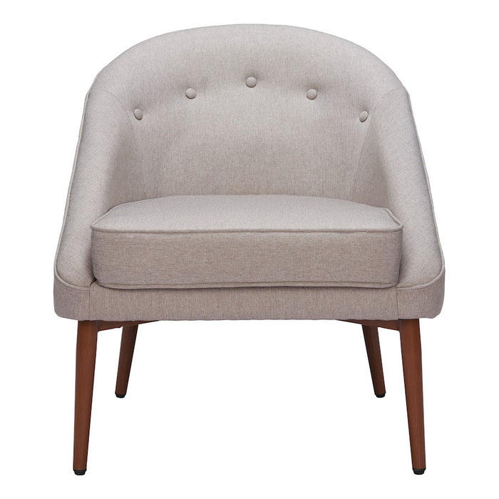 Zuo Modern Carter Accent Chair, Gray