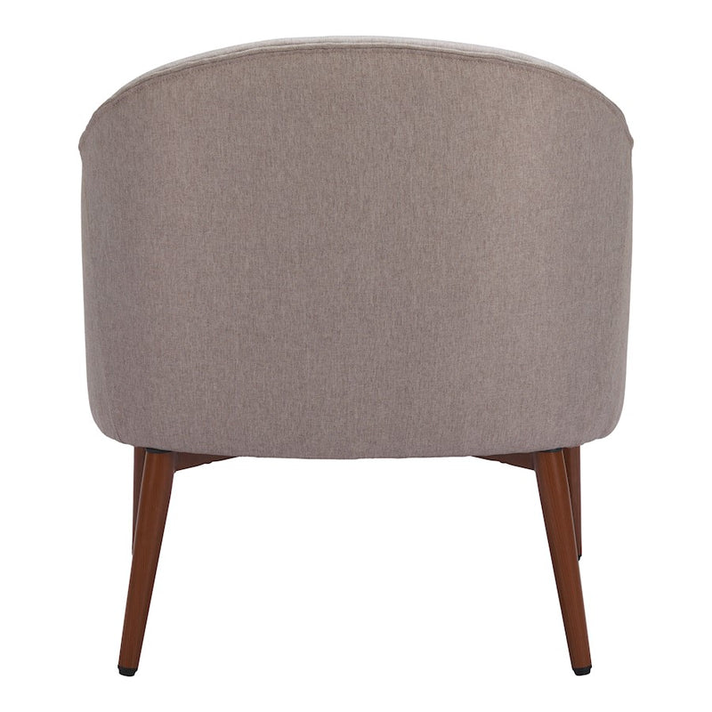 Zuo Modern Carter Accent Chair, Gray