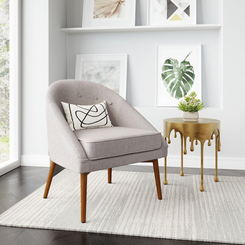Zuo Modern Carter Accent Chair, Gray