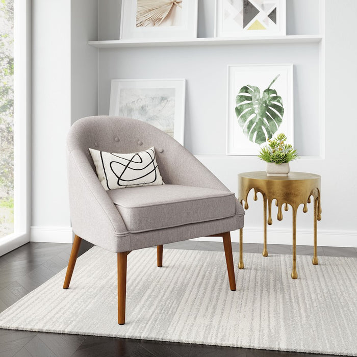 Zuo Modern Carter Accent Chair, Gray