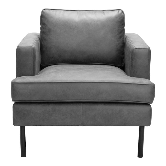 Zuo Modern Decade Armchair, Vintage Gray