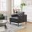 Zuo Modern Decade Armchair, Vintage Gray