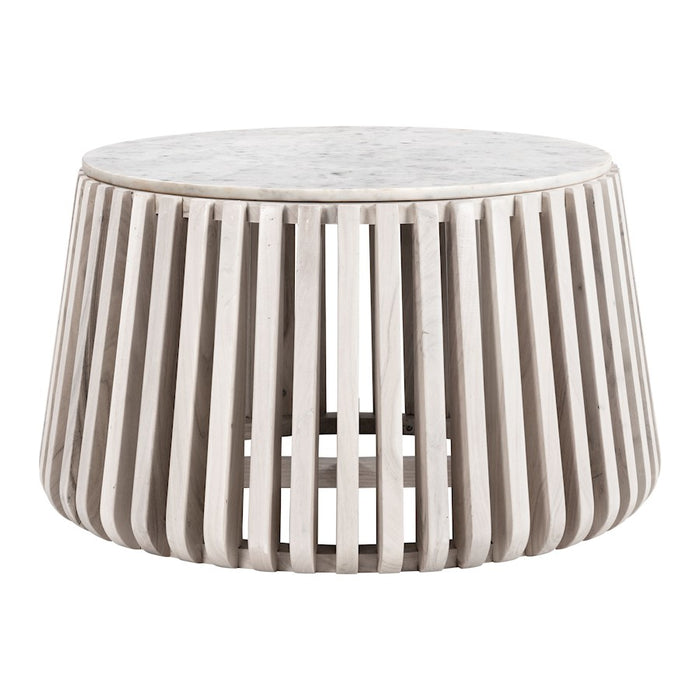 Zuo Modern Cyprus Coffee Table, White/Whitewashed