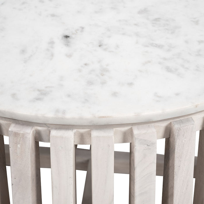 Zuo Modern Cyprus Coffee Table, White/Whitewashed