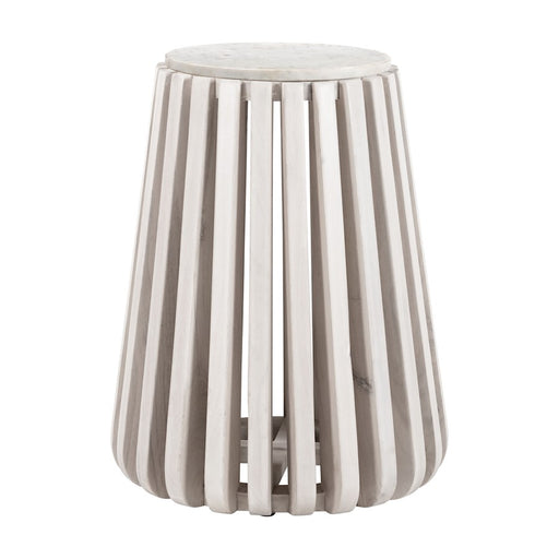 Zuo Modern Cyprus Side Table, White/Whitewashed - 109915