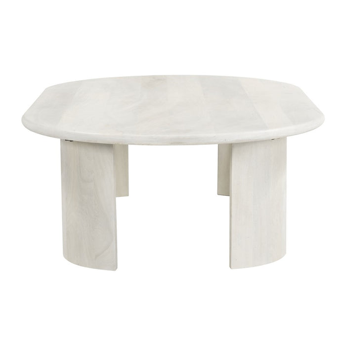 Zuo Modern Risan Coffee Table, Whitewashed