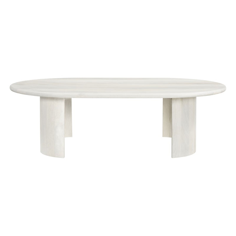 Zuo Modern Risan Coffee Table, Whitewashed