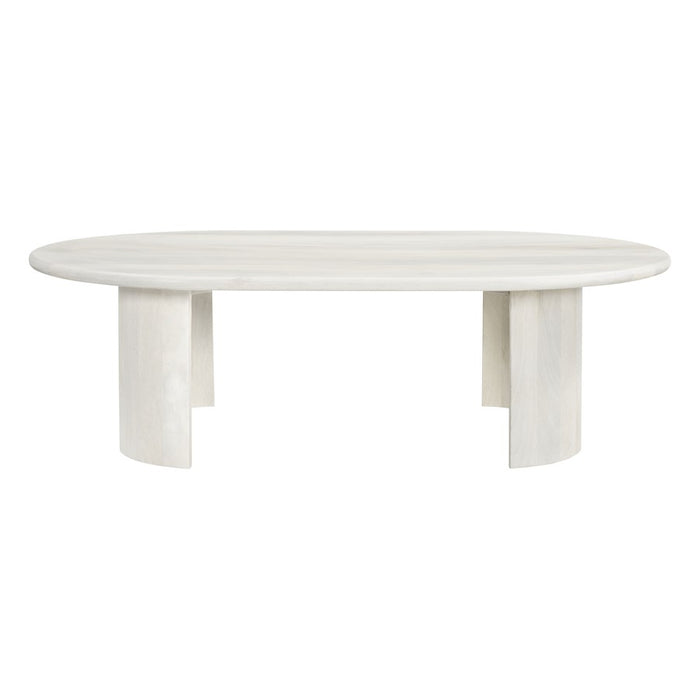 Zuo Modern Risan Coffee Table, Whitewashed