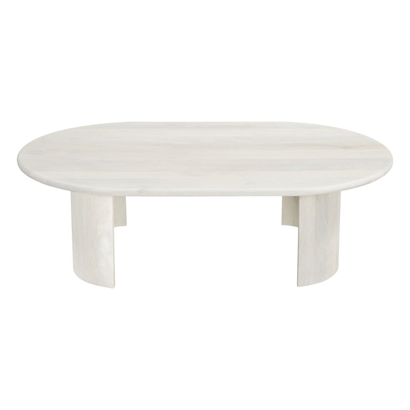 Zuo Modern Risan Coffee Table, Whitewashed