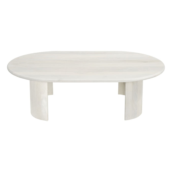 Zuo Modern Risan Coffee Table, Whitewashed