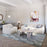 Zuo Modern Risan Coffee Table, Whitewashed